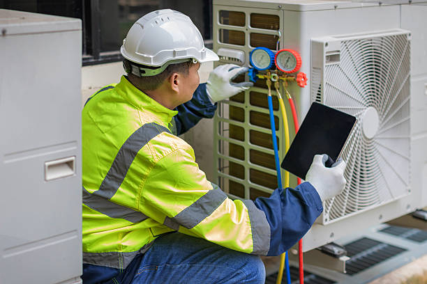 Professional Hvac technician working in Atoka, OK